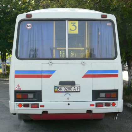 Autobusy na Ukrajině II. Dubno: Bogdan, KaVZ, PAZiky