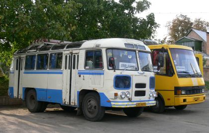 Autobusy na Ukrajině II. Dubno: Bogdan, KaVZ, PAZiky