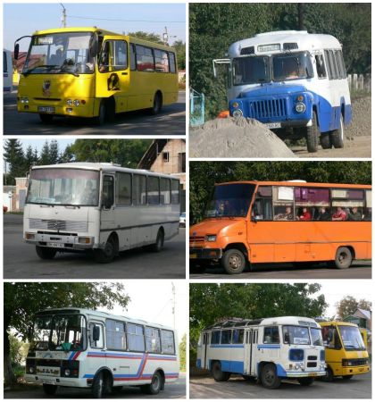 Autobusy na Ukrajině II. Dubno: Bogdan, KaVZ, PAZiky 