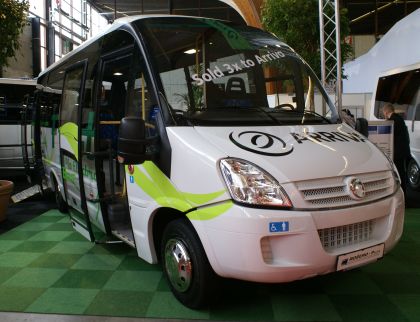 BUSportál CZ na veletrhu BUSWORLD 2009: Tip na elektrický  minibus