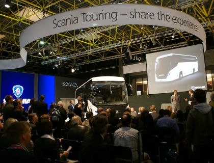 BUSportál CZ na veletrhu BUSWORLD 2009: Autokar Scania Touring