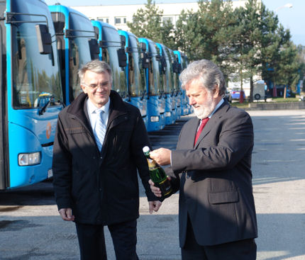 BUSportál SK: Autobusy Irisbus Crossway a SOR pro SAD Prievidza