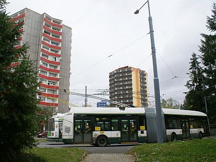 Sváteční trolejbusová bilance Škoda: Zelenobílé setkání Škoda 25Tr Irisbus,