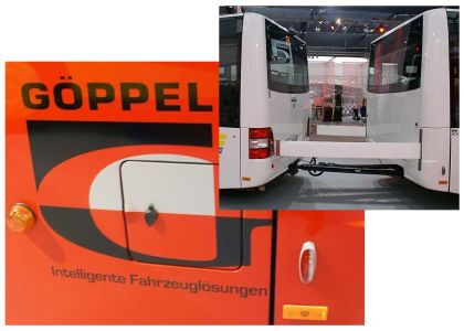 BUSportál CZ na veletrhu BUSWORLD 2009: Autobusy a soupravy s vlekem Göppel Bus