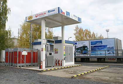 První vodíková čerpací stanici v Česku byla oficielně otevřena v Neratovicích