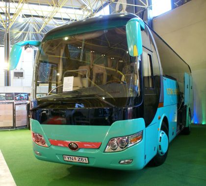 BUSportál CZ na veletrhu BUSWORLD 2009: Autokar Yutong přijel