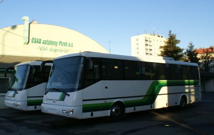 BUSportál doprovodil flotilu nových autobusů SOR v barvách ČSAD autobusy Plzeň