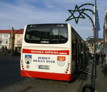 Autobus Irisbus Crossway LE pro městskou dopravu Beroun - Králův Dvůr