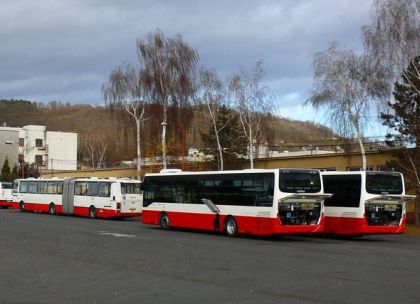 Nové autobusy v městské dopravě v  Ústí obrazem