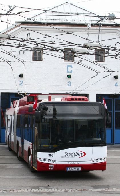 Salzburg: Dodávka trolejbusů -  3 x Solaris/Cegelec Trollino 18 AC