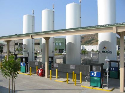 Doprava na zemní plyn - stanice na zkapalněný zemní plyn (LNG) pro autobusy