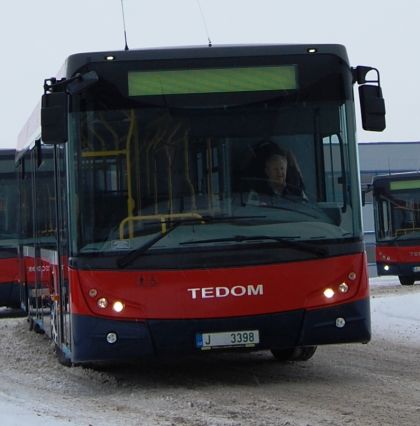 Autobusy TEDOM výrazně omladily vozový park Dopravního podniku Mladá Boleslav.