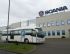 Nadčasový autobus SCANIA Irizar i4 L  v testovací verzi projíždí Evropou.