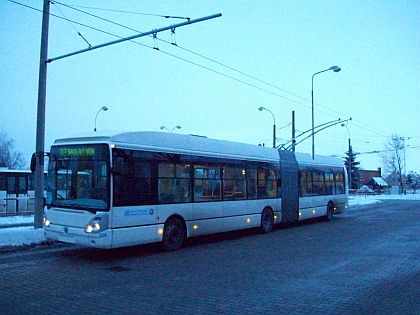 Nový chomutovský trolejbus Škoda 25TrBT ev.č. 026