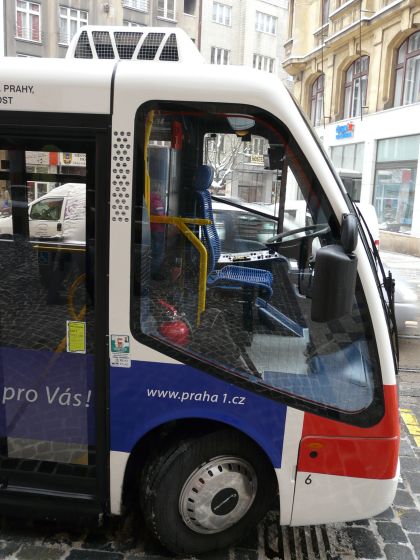 Elektrické minibusy v centru Prahy v dlouhodobější perspektivě. 