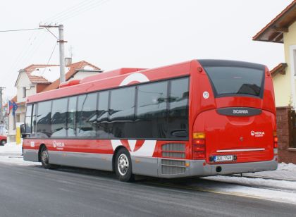 Šest částečně nízkopodlažních autobusů Scania OmniLink Veolia Transport