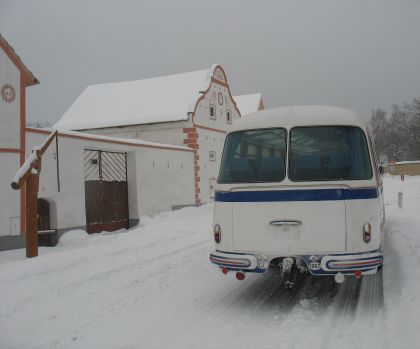 Škoda 706 RTO LUX v kulisách letošní zimy