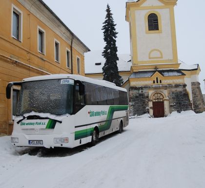 18.2. 2010: Zimním Bezdružickem vlakem a autobusem