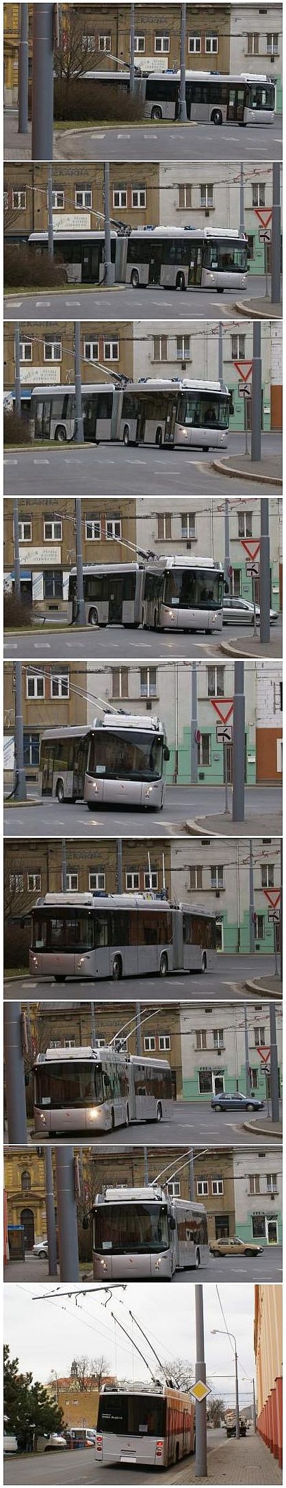Trolejbus Škoda v karosérii BredaMenarinibus Avancity
