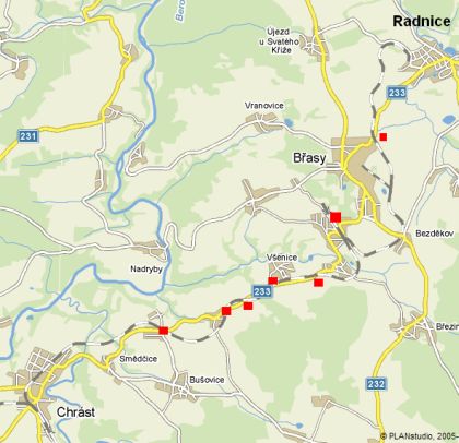 Příliš mnoho nechráněných přejezdů rozhodlo o osudu trati Chrást - Radnice