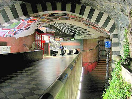 BUSportál SK: FOTOGALÉRIA štokholmského metra,