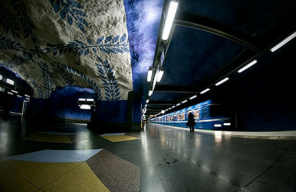 BUSportál SK: FOTOGALÉRIA štokholmského metra,