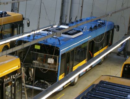 Z výrobního závodu Solaris: Trolejbusové karosérie pro Sofii