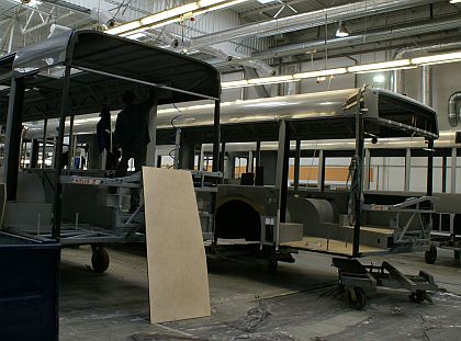 Z výrobního závodu Solaris: Trolejbusové karosérie pro Sofii 