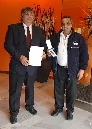 Ocenění řidičů diplomy IRU pro i řidiče BDS, ČAD, BORS a PROBO BUS