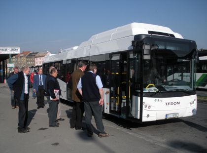 ČSAD autobusy Plzeň: Zkoušky plynového autobusu TEDOM L12G