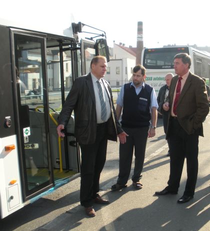 ČSAD autobusy Plzeň: Zkoušky plynového autobusu TEDOM L12G