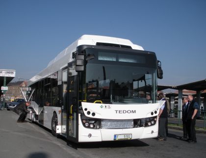 ČSAD autobusy Plzeň: Zkoušky plynového autobusu TEDOM L12G