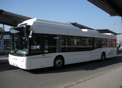 ČSAD autobusy Plzeň: Zkoušky plynového autobusu TEDOM L12G