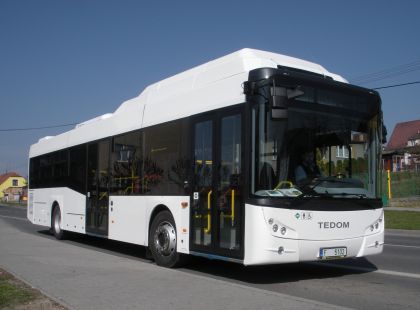 ČSAD autobusy Plzeň: Zkoušky plynového autobusu TEDOM L12G