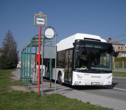 ČSAD autobusy Plzeň: Zkoušky plynového autobusu TEDOM L12G