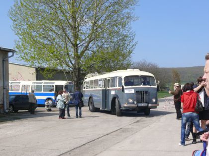 Z areálu BVV přes město do Řečkovic jela kolona veteránů - velkých volantů