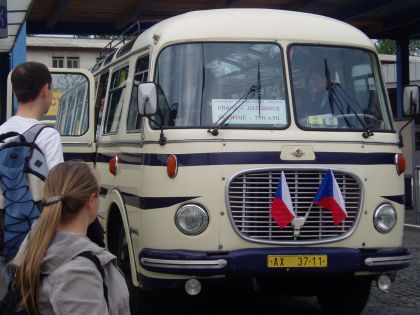 Historický autobus Škoda 706 RTO LUX dopravce Jana Kukly