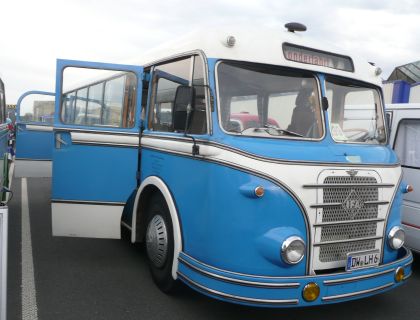 Začátek května patří tradičně srazu nejen autobusových veteránů ve Werdau