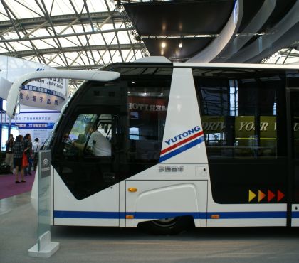 10. BUSWORLD Asia 2010: Expozice společnosti Yutong