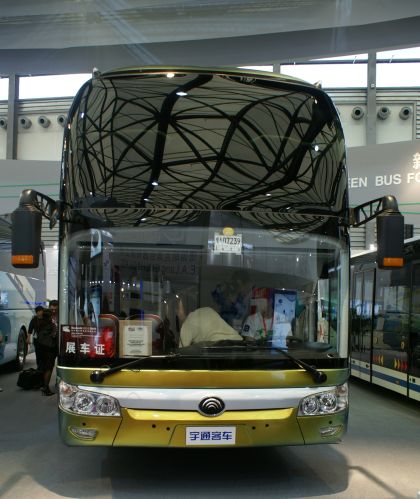 10. BUSWORLD Asia 2010: Expozice společnosti Yutong