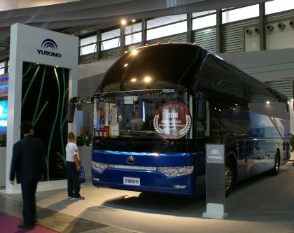 10. BUSWORLD Asia 2010: Expozice  společnosti Yutong