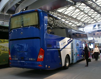 10. BUSWORLD Asia 2010: Expozice společnosti Yutong