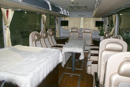 10. BUSWORLD Asia 2010: Expozice společnosti Yutong