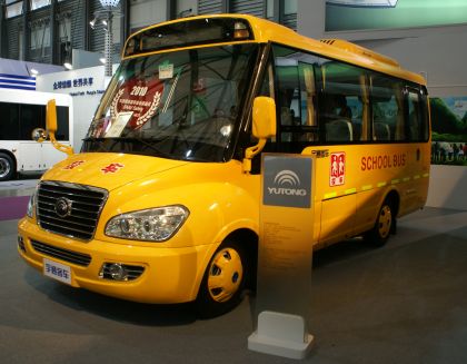 10. BUSWORLD Asia 2010: Expozice společnosti Yutong