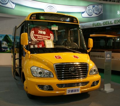 10. BUSWORLD Asia 2010: Expozice společnosti Yutong