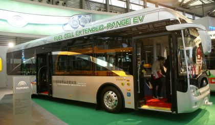 10. BUSWORLD Asia 2010: Expozice společnosti Yutong