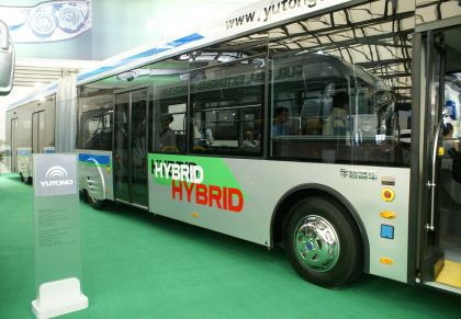 10. BUSWORLD Asia 2010: Expozice společnosti Yutong