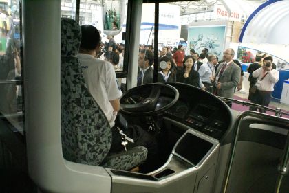10. BUSWORLD Asia 2010: Expozice společnosti Yutong