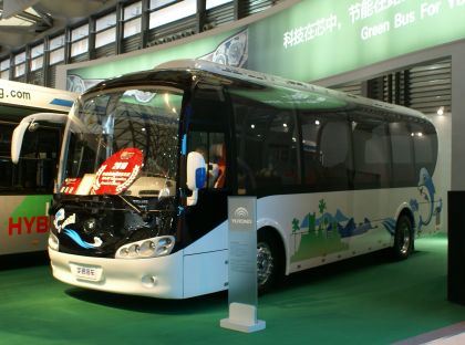 10. BUSWORLD Asia 2010: Expozice společnosti Yutong