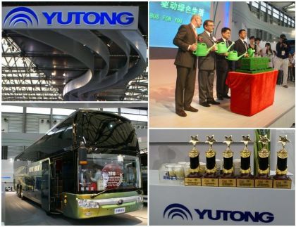 10. BUSWORLD Asia 2010: Expozice společnosti Yutong